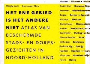 Atlas van beschermde stads- en dorpsgezichten Noord-Holland